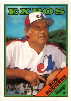1988 O-Pee-Chee Baseball Cards 134     Bob Rodgers MG CL